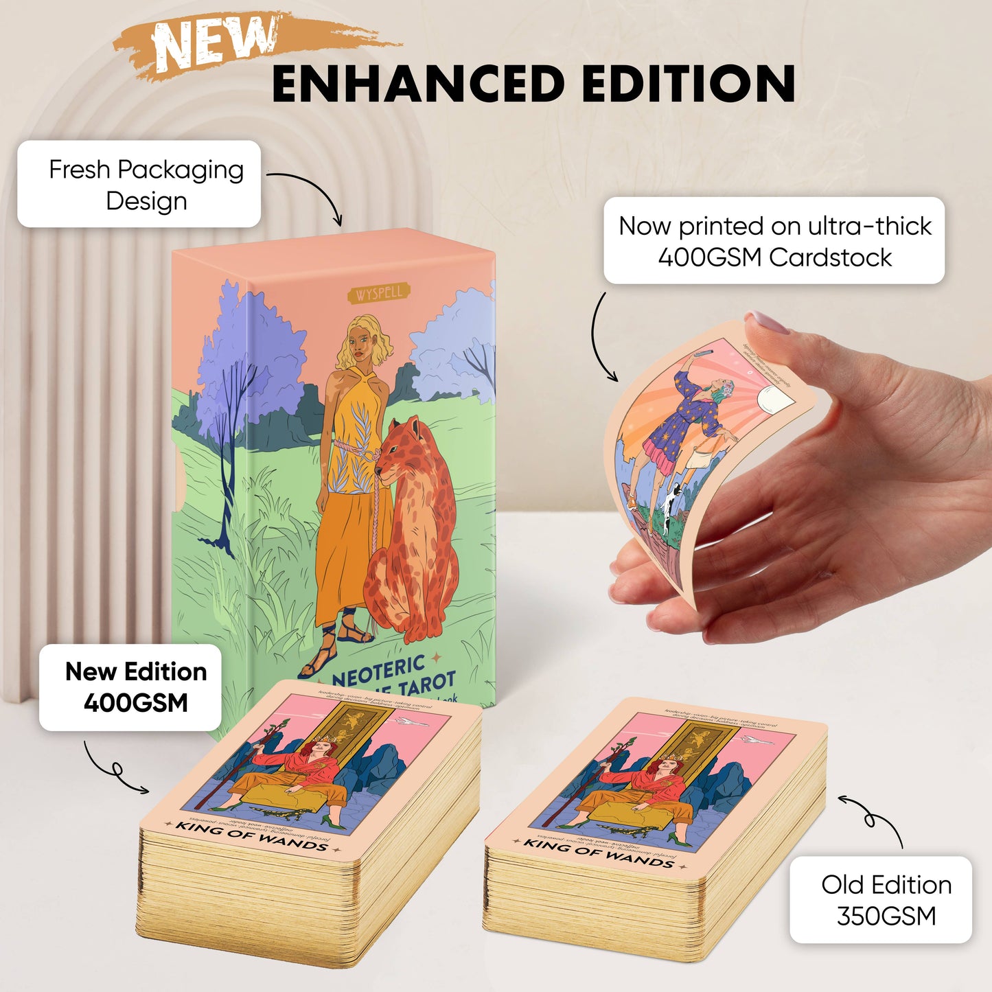 Wyspell Feminine Tarot Cards ☆ Keyword Edition