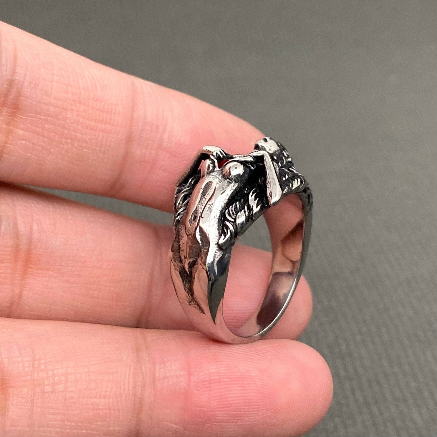 Open Your Heart 🖤 Stainless Steel Ring