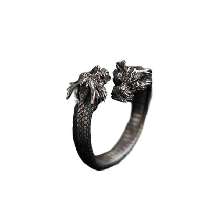 Double-Headed Dragon Open Style Ring