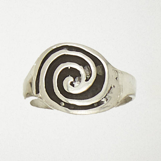 Pewter Spiral Ring