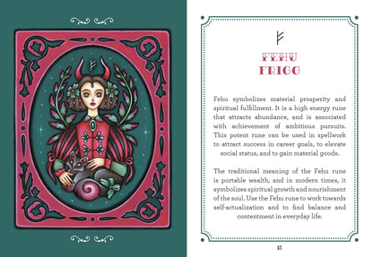 Weird Weavings Runic Oracle: Threads of Feminine Wisdom