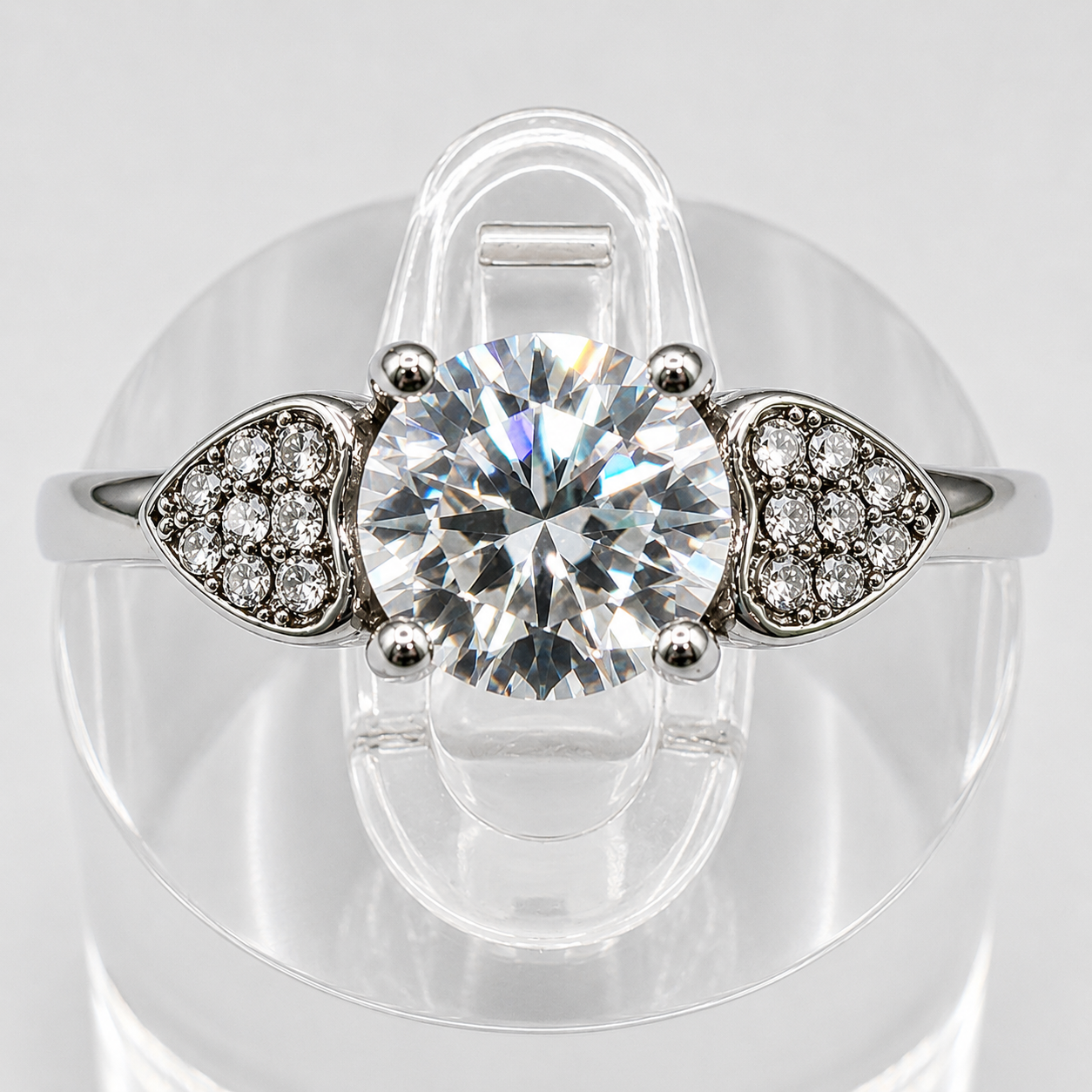 Herkimer Diamond (Lab Grown) - Hypoallergenic Stainless Steel