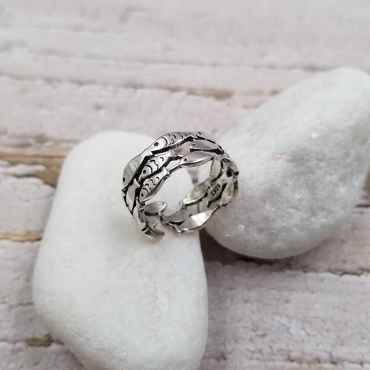 Adjustable Little Fish Ring