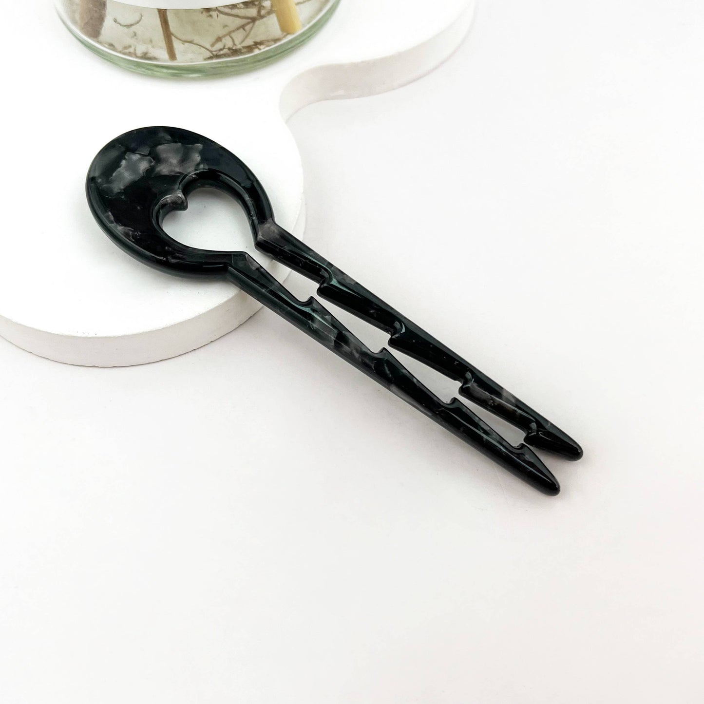 U-Shaped Heart Hair Pin
