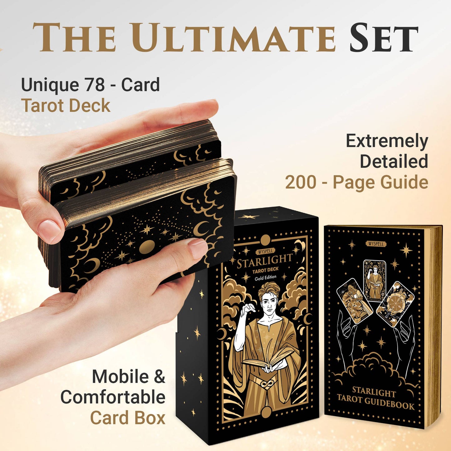 Starlight Tarot Cards ☆ Gold Edition