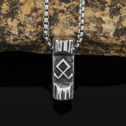 Norse Rune Necklace ☆ Twin Peaks Owl Cave ☆ Log Lady