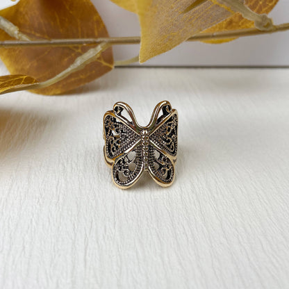 Oversize Butterfly Ring