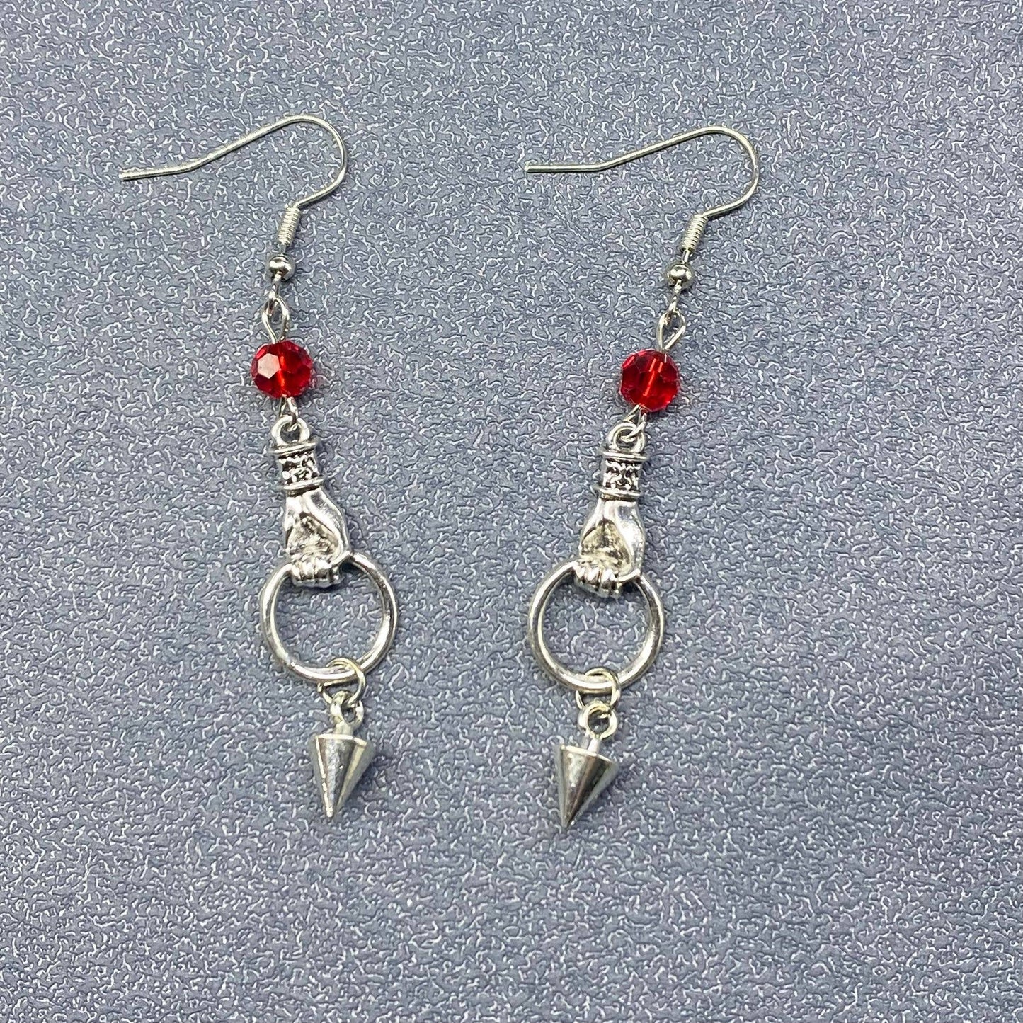 Gothic Hand Dangle Earrings