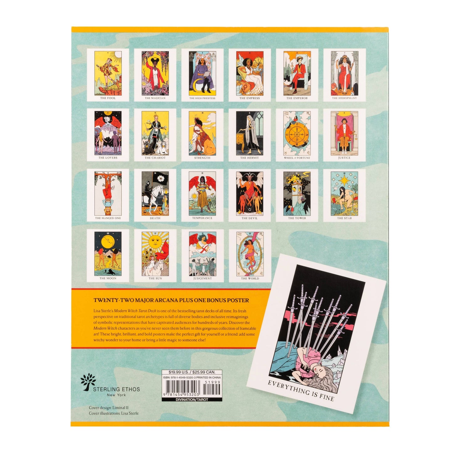 Modern Witch Tarot Poster Book by Lisa Sterle