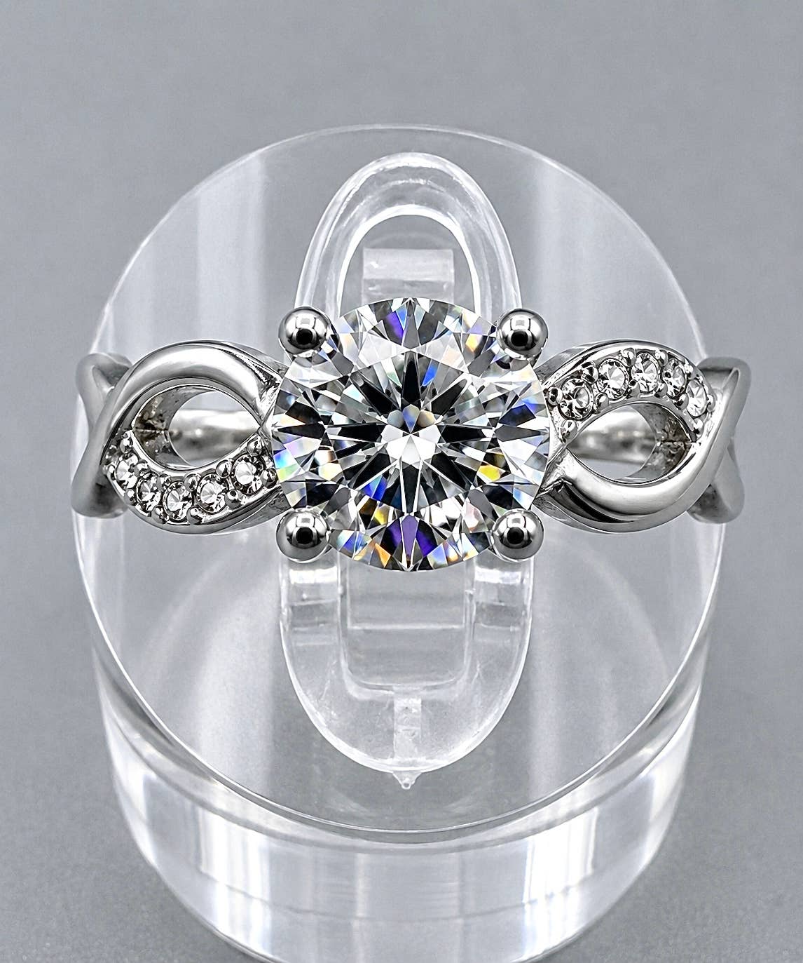 Herkimer Diamond (Lab Grown) - Hypoallergenic Stainless Steel