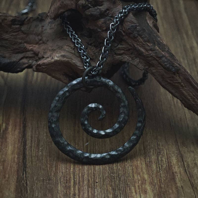 Eldritch Spiral Amulet Necklace