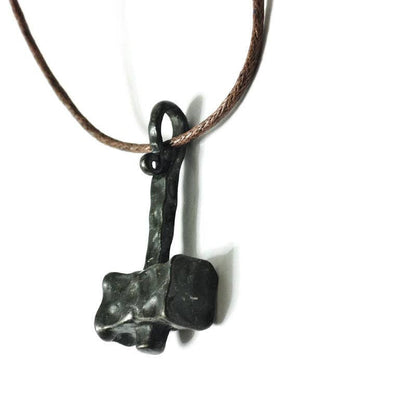 Viking Hammer Pendant Necklace on Chain