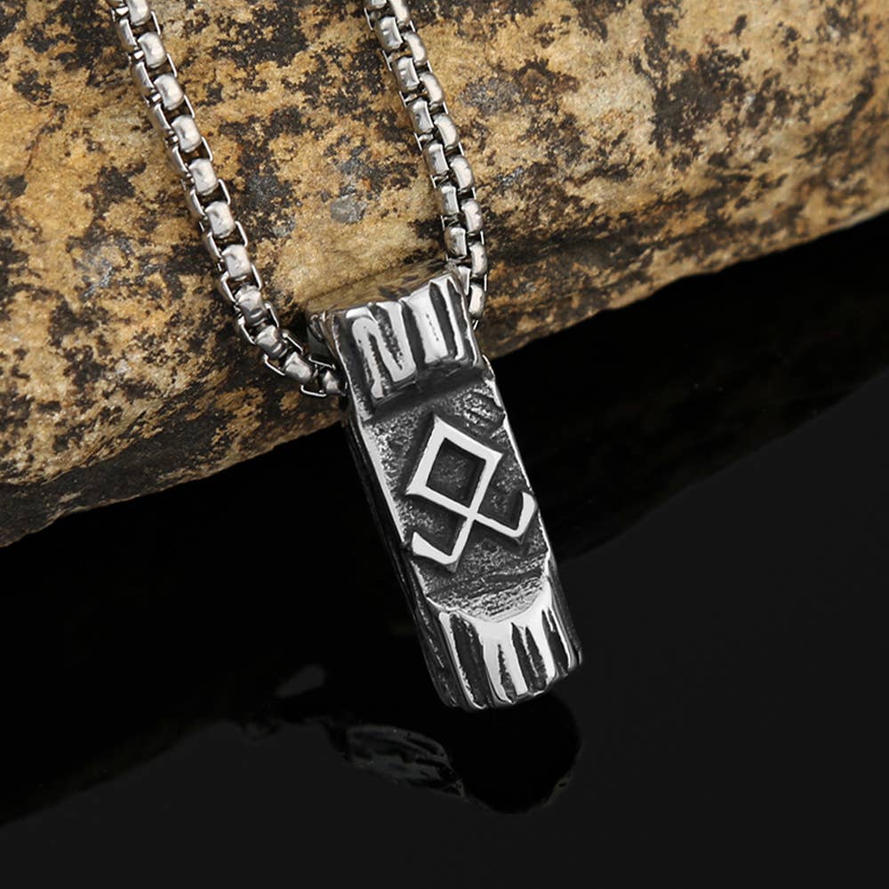 Norse Rune Necklace ☆ Twin Peaks Owl Cave ☆ Log Lady