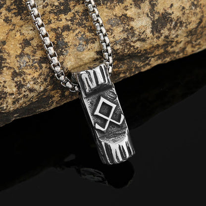Norse Rune Necklace ☆ Twin Peaks Owl Cave ☆ Log Lady