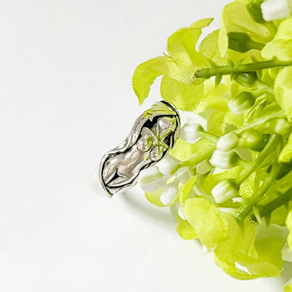 Bold Goddess Style Adjustable Statement Ring