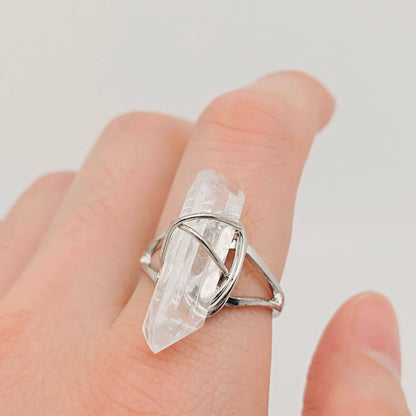 Clear Crystal Ring Adjustable