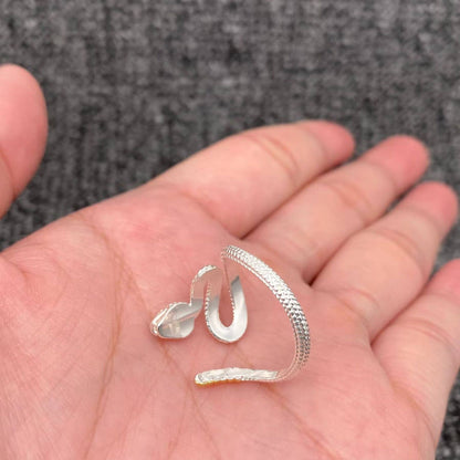 Adjustable Rattlesnake Ring