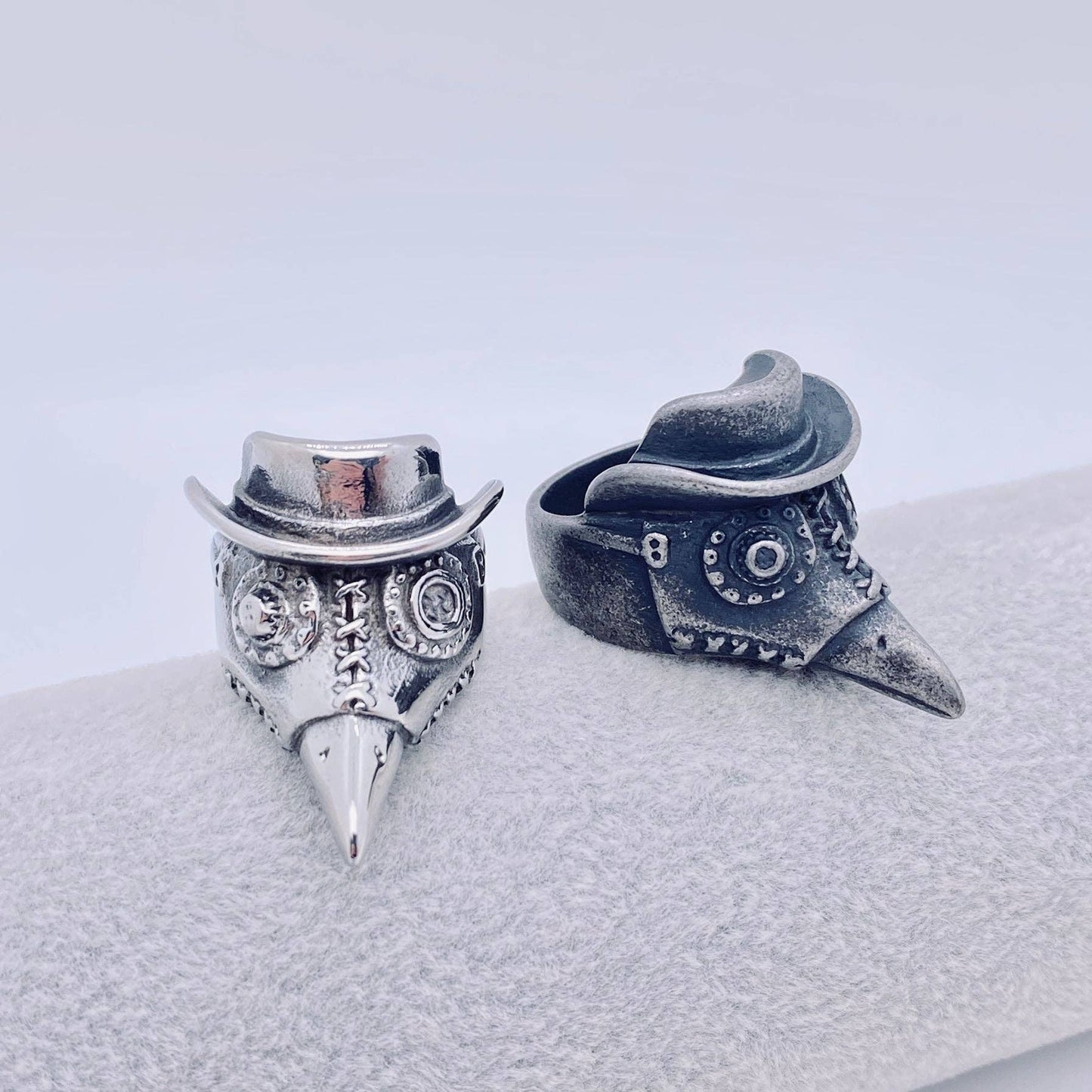 Plague Doctor Stainless Steel Ring