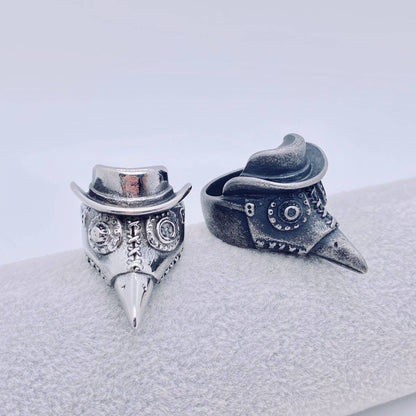 Plague Doctor Stainless Steel Ring