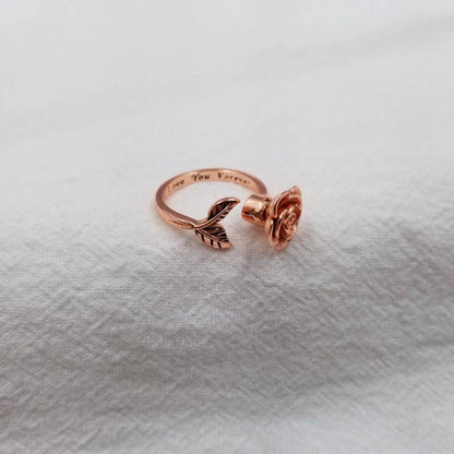 Rose Anxiety Fidget Spinner Ring