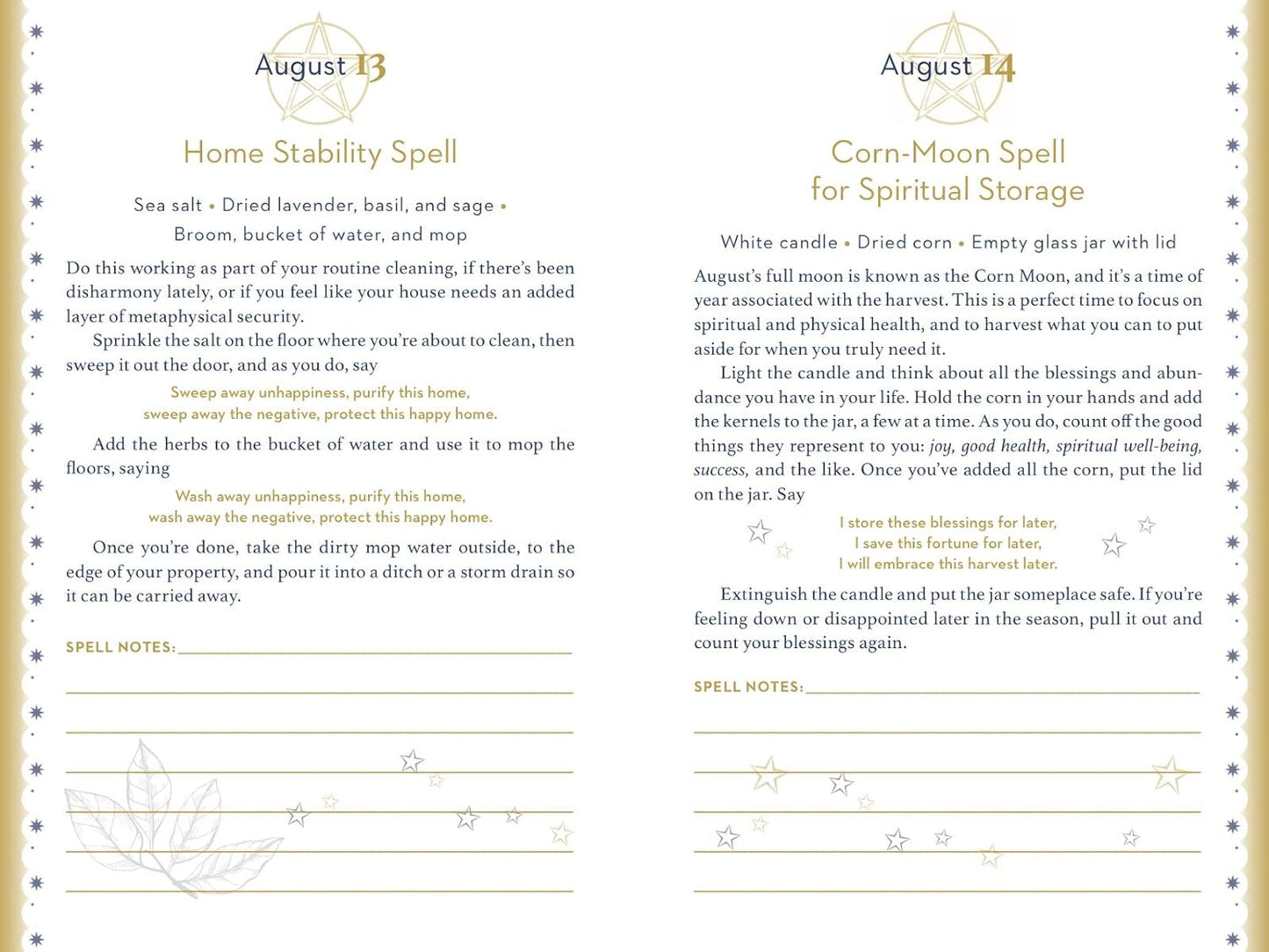 The Daily Spell Journal: A Diary of Enchantments for Every Day of the Year