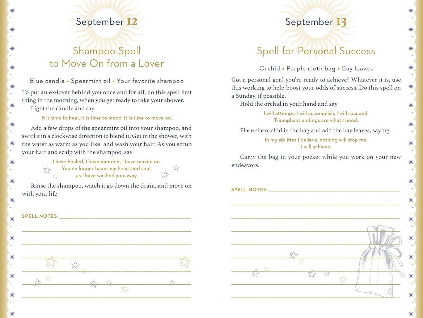 The Daily Spell Journal: A Diary of Enchantments for Every Day of the Year