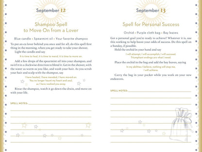 The Daily Spell Journal: A Diary of Enchantments for Every Day of the Year