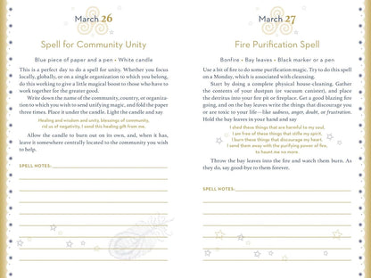 The Daily Spell Journal: A Diary of Enchantments for Every Day of the Year