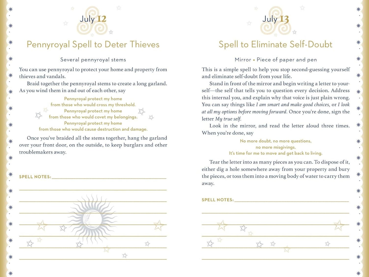 The Daily Spell Journal: A Diary of Enchantments for Every Day of the Year