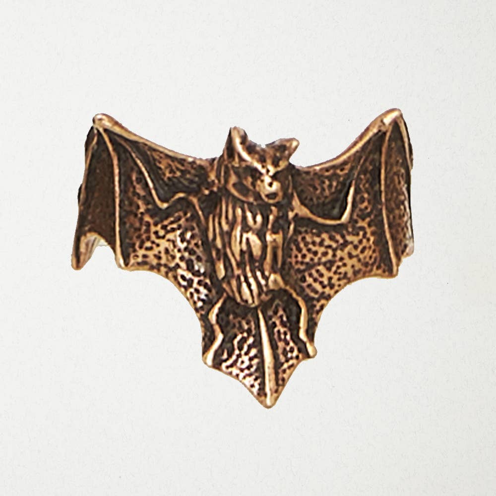 Bronze Bat Ring