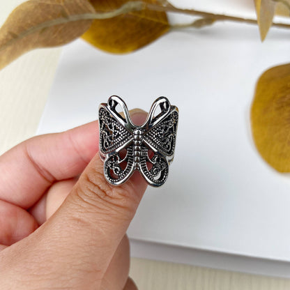 Oversize Butterfly Ring