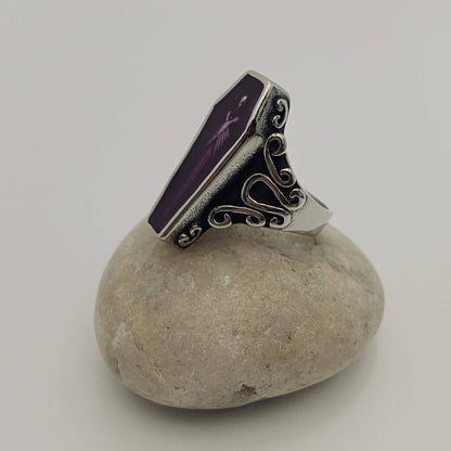 Coffin Stainless Steel Ring