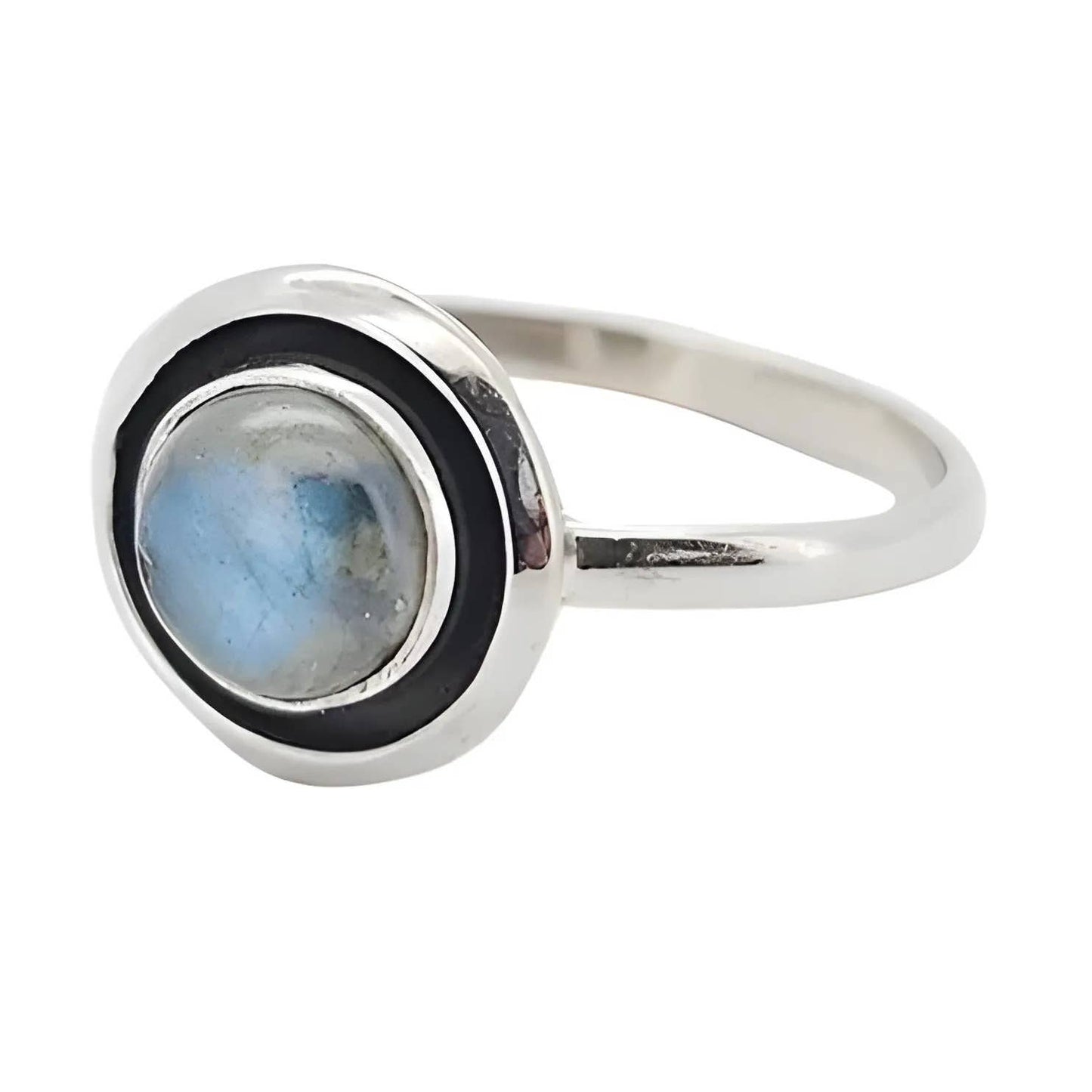 Labradorite Stone Sterling Silver Ring