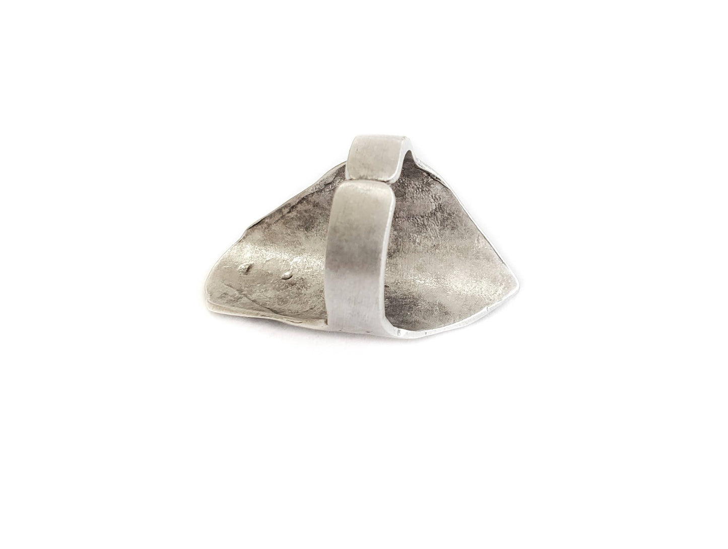 Handmade Face Silver Ring