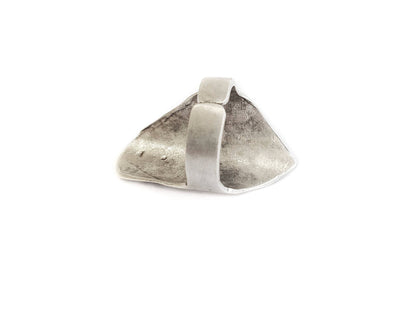 Handmade Face Silver Ring