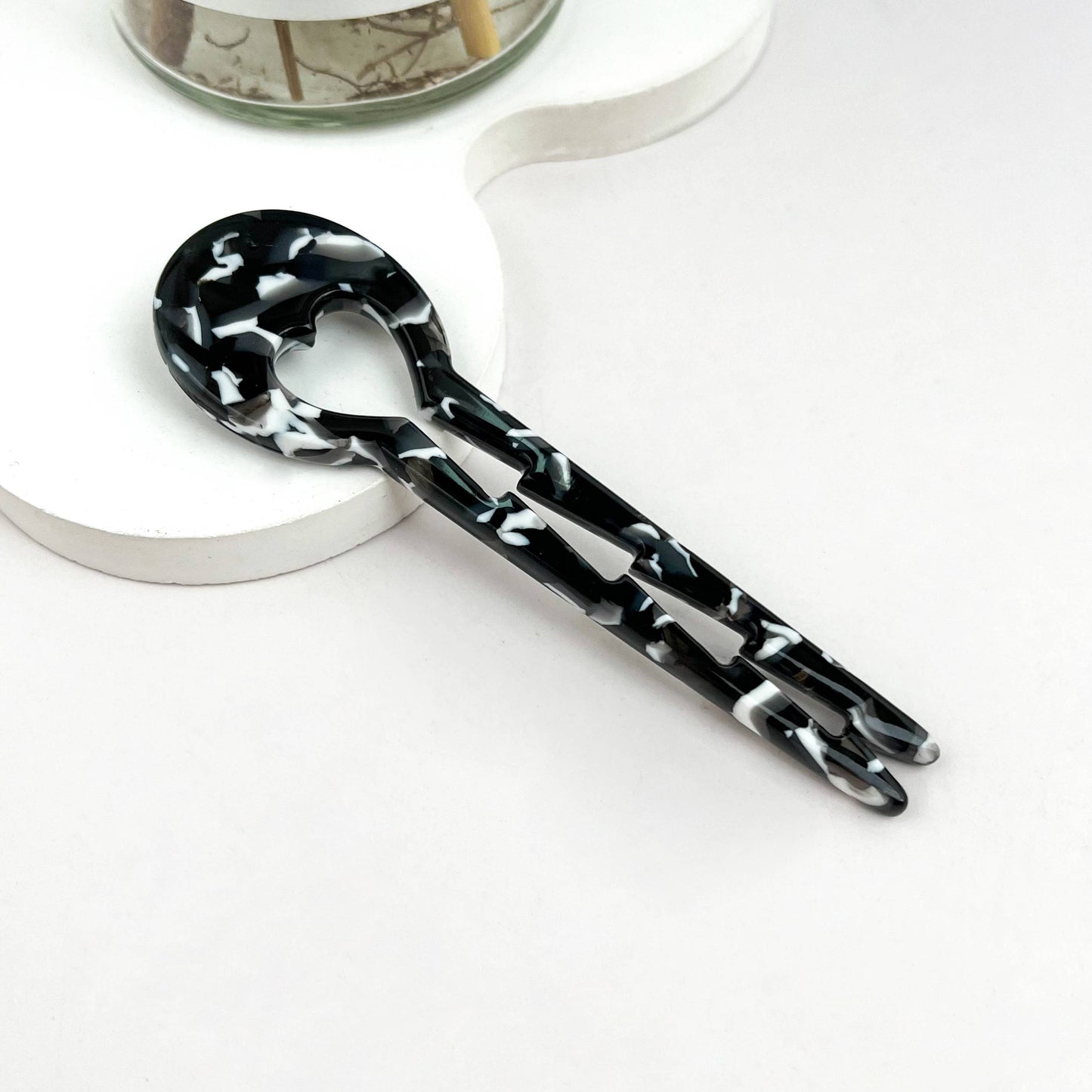 U-Shaped Heart Hair Pin