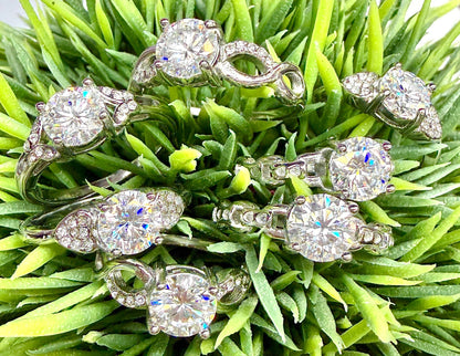 Herkimer Diamond (Lab Grown) - Hypoallergenic Stainless Steel
