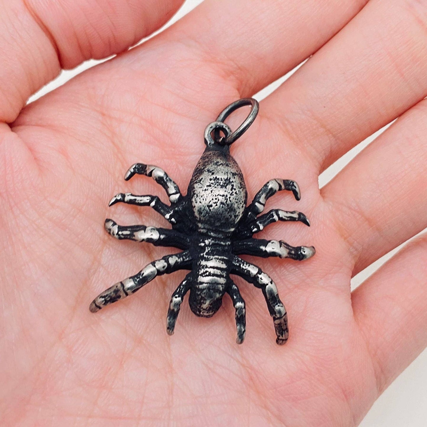 Spider Stainless Steel Pendant on Chain
