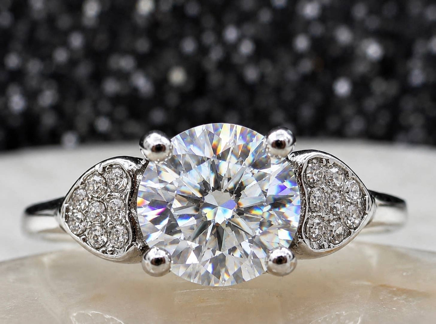 Herkimer Diamond (Lab Grown) - Hypoallergenic Stainless Steel