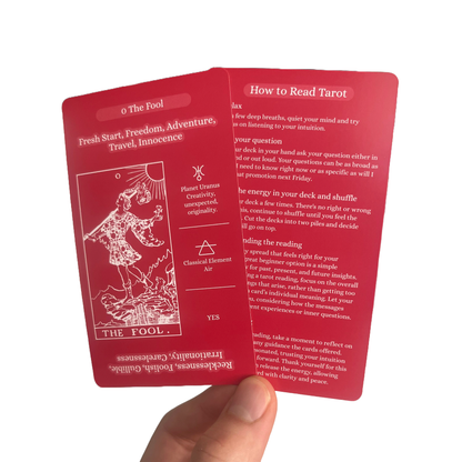 Keyword Waite-Smith Tarot | Classic Tarot Design with  Keywords