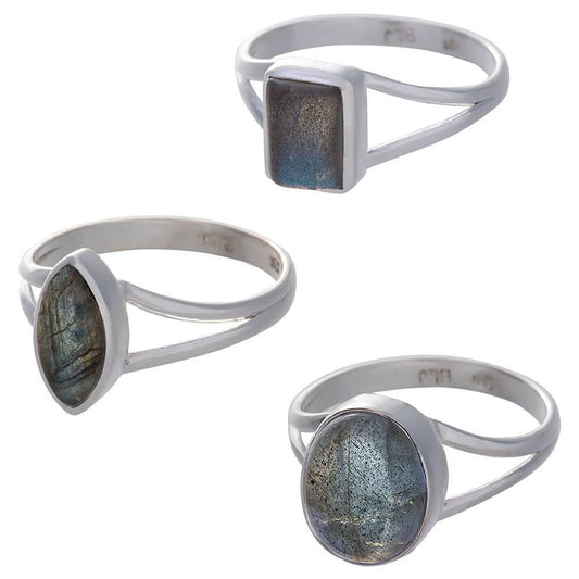 Labradorite Sterling Silver Ring