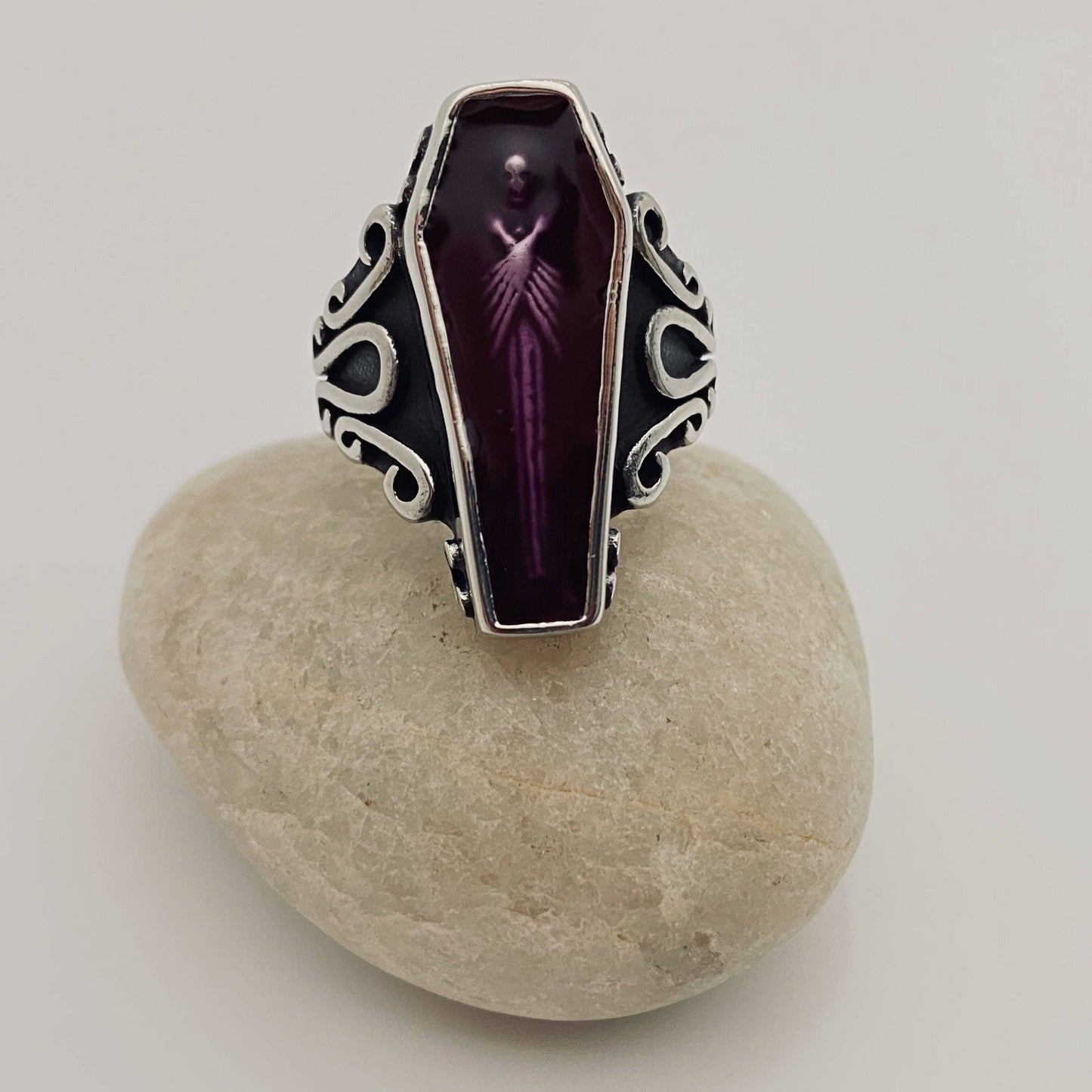Coffin Stainless Steel Ring