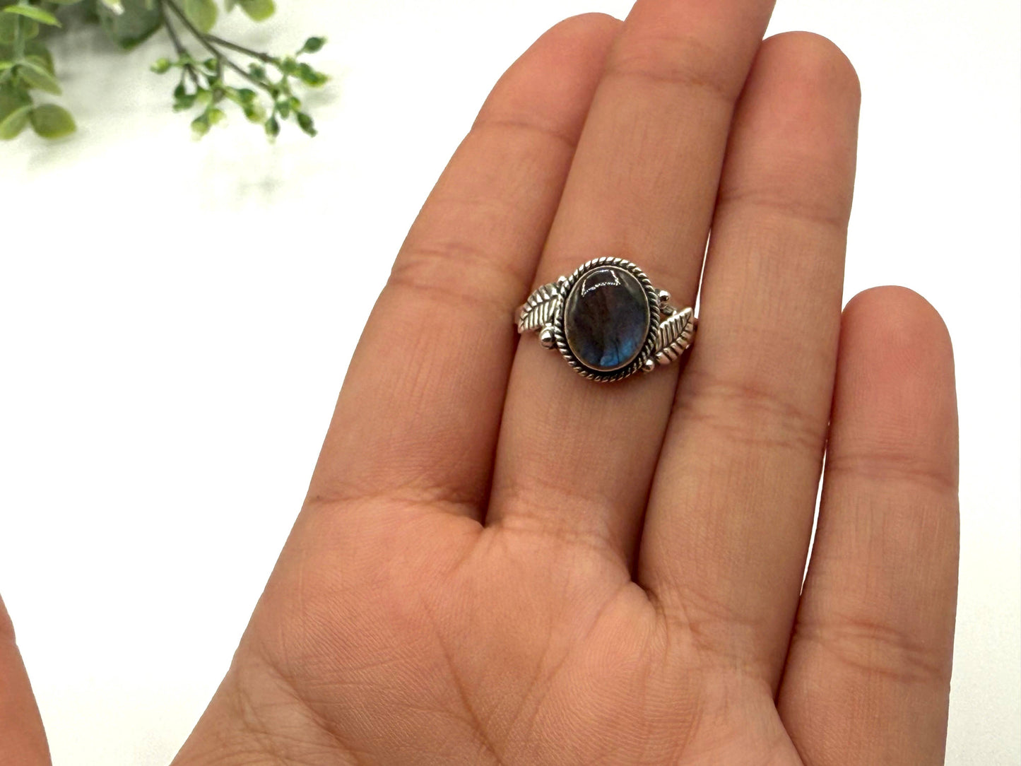 Labradorite Gemstone Sterling Silver (925) Ring