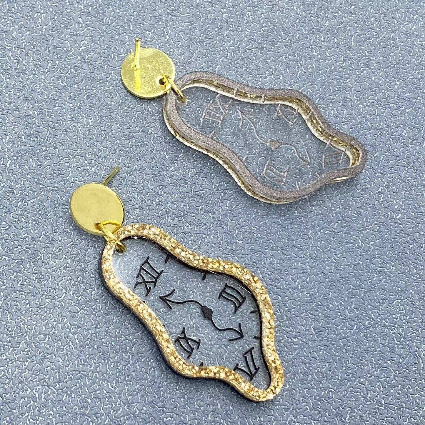 Time Flies Dali Earrings