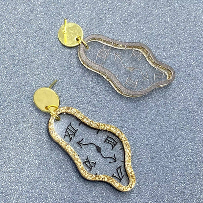 Time Flies Dali Earrings