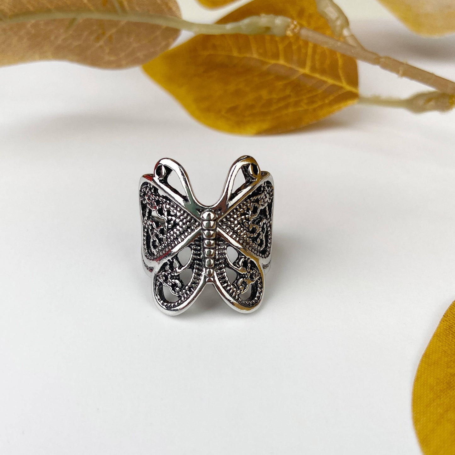 Oversize Butterfly Ring