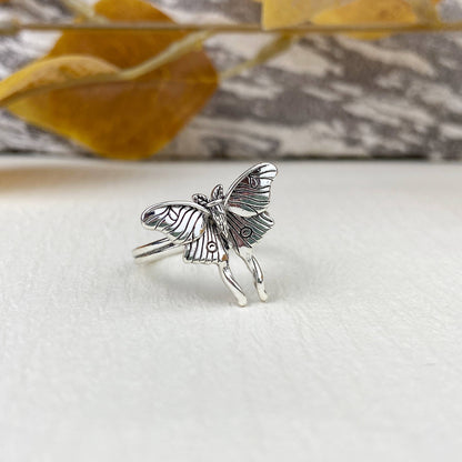 Luna Moth Ring