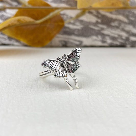 Luna Moth Ring