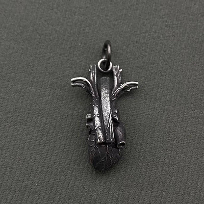 Stainless Steel Heart Pendant on Chain