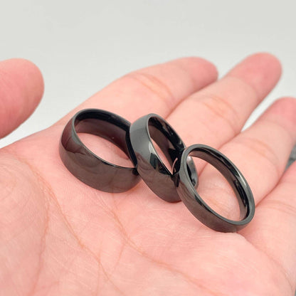 Simple Glossy Stainless Steel Ring